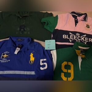 Polo by Ralph Lauren Kids Blue and Yellow Polo Shirt